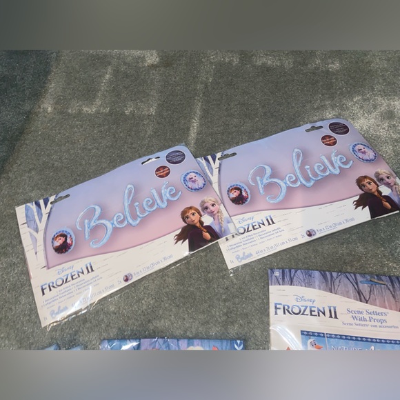 Disney Frozen Celebration birthday party Kit with Blue and Purple Accents